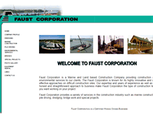 Tablet Screenshot of faust-corp.com